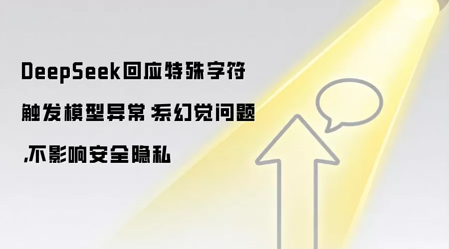 DeepSeek回应特殊字符触发模型异常:系幻觉问题,不影响安全隐私
