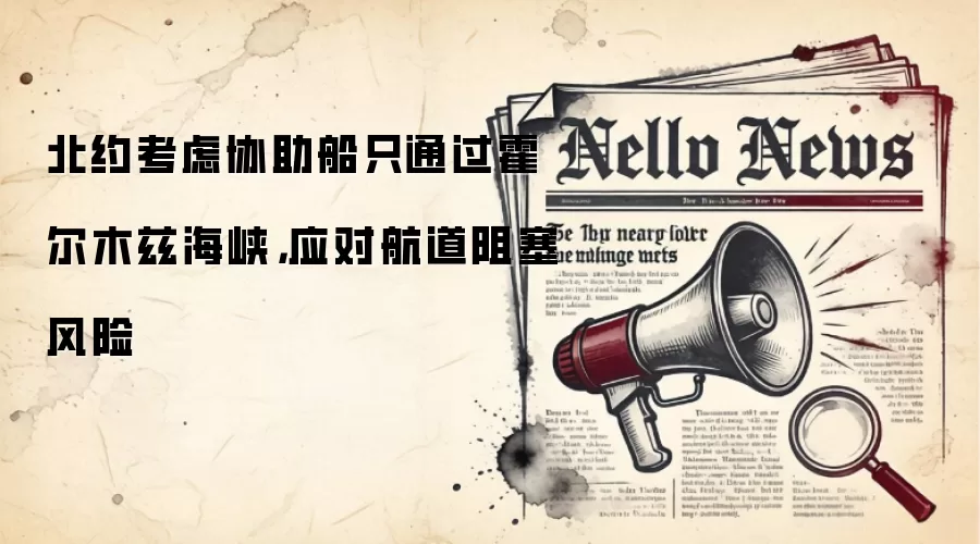 北约考虑协助船只通过霍尔木兹海峡，应对航道阻塞风险