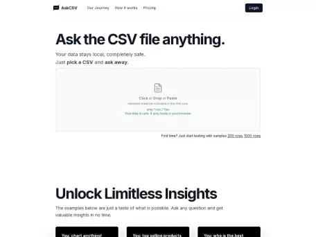 AskCSV-从CSV文件中分析见解