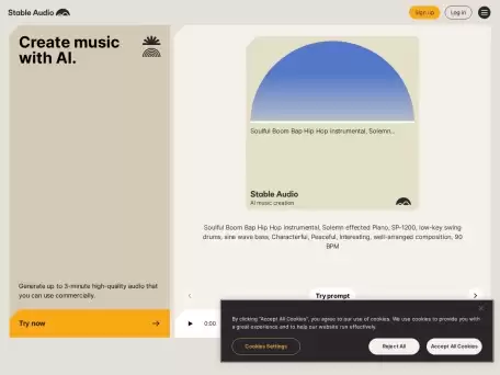 Stable Audio-由Stability.ai团队倾力打造的Stable Audio 2.0音频生成模型