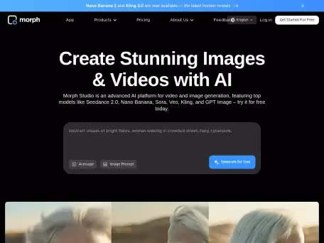 Morph Studio AI-将您的文本转换为高质量的视频