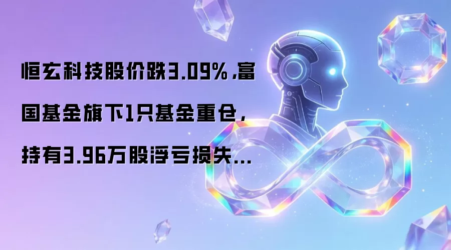 恒玄科技股价跌3.09%，富国基金旗下1只基金重仓，持有3.96万股浮亏损失24.25万元