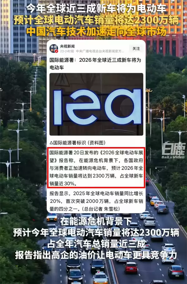 实力断层领先 全球四分之三电车中国造!