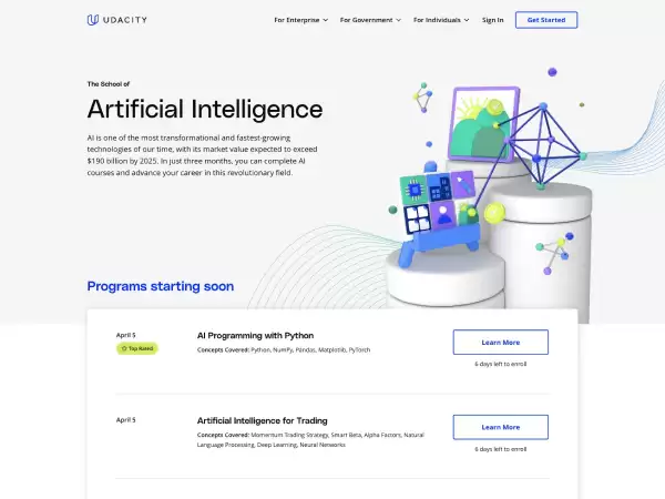 Udacity AI学院-Udacity推出的School of AI
