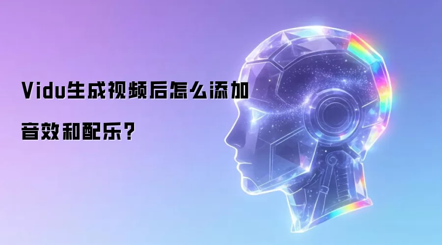 Vidu生成视频后怎么添加音效和配乐？