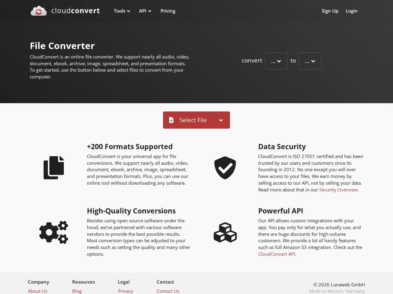 WEBP到GIF转换器-CloudConvert 在线转换您的图像文件