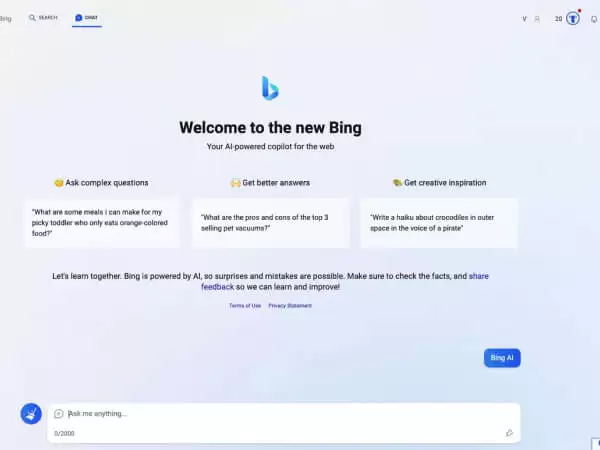 New Bing 新必应-微软推出的新版结合了ChatGPT...