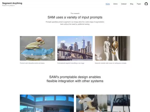Segment Anything（SAM）： Meta最新推出的AI图像分割模型