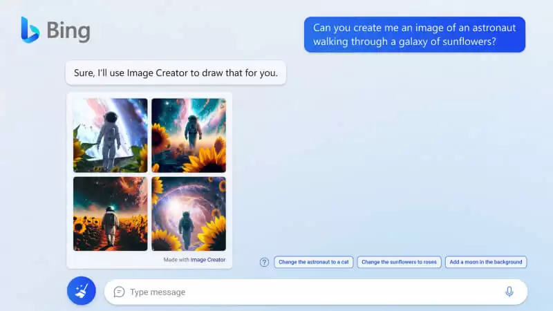 微软必应推出AI图片生成工具：Microsoft Bing Image Creator