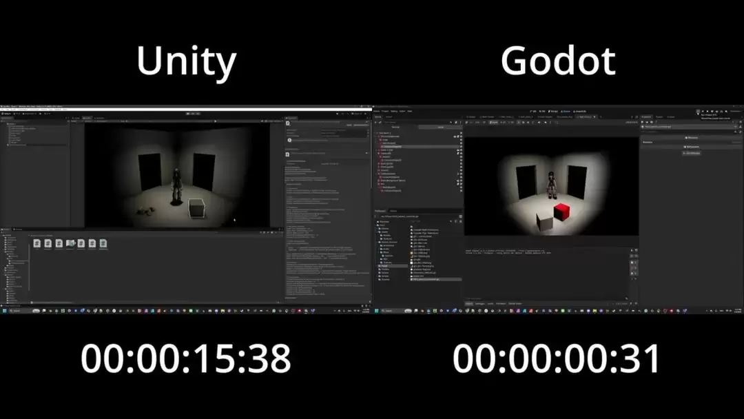开发者使用Unity与Godot制作同款游戏 测试哪款更好用