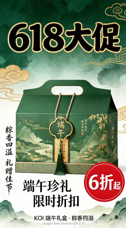 堆友Agent实测：AI一句话生成商业级电商设计海报