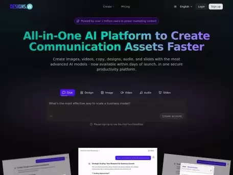 Videomaker-Designs.ai-AI 驱动的视频创建、生成和编辑工具