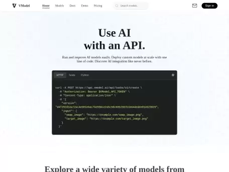 VModel-VModel是一款旨在实现高效且经济实惠的AI模特商拍产品