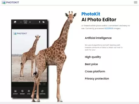 PhotoKit-PhotoKit 集成了强大的在线照片编辑器
