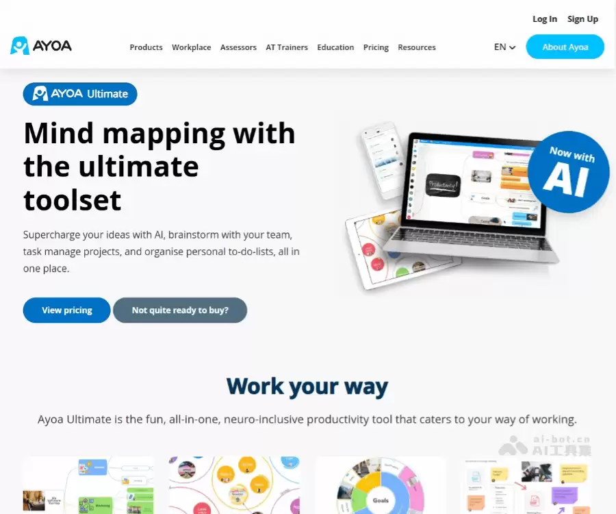 Ayoa Ultimate-AI思维导图和头脑风暴工具