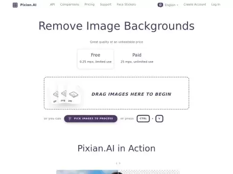 Pixian.AI-Pixian.AI是一款基于人工智能的一键抠图工具