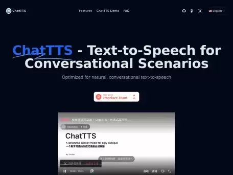 ChatTTS-ChatTTS是一个开源的专为对话场景设计的语音生成模型