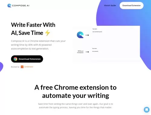Compose AI：免费的Chrome浏览器AI自动化写作扩展