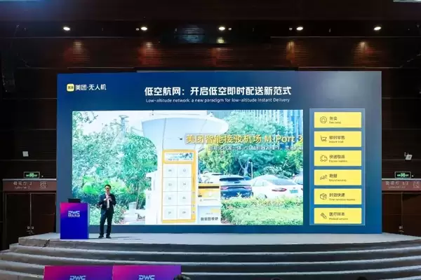 不止送外卖 美团无人机航网投入运营 正式对外开放