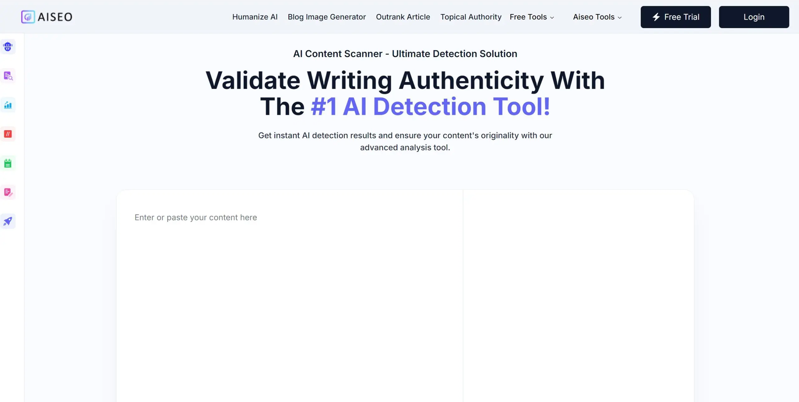 AlSEO AI Content Detector