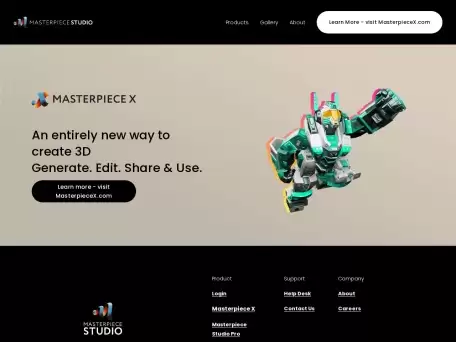 Masterpiece Studio-Masterpiece Studio的愿景是
