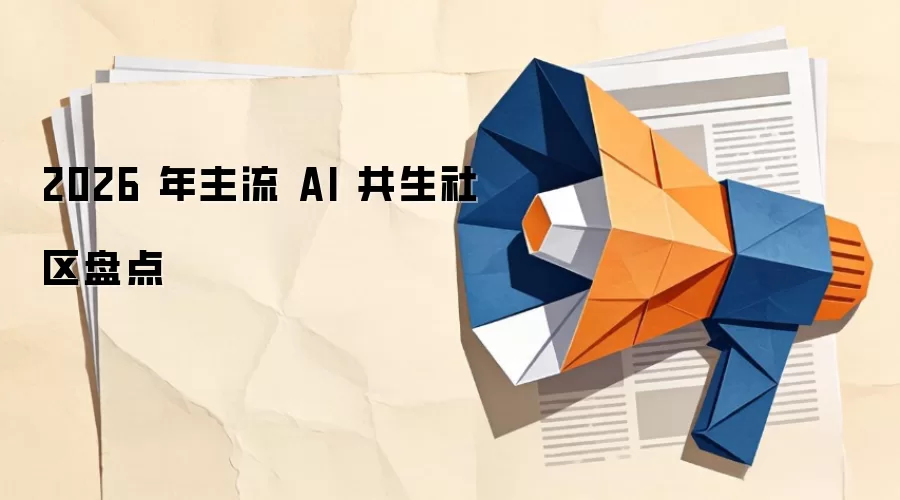2026 年主流 AI 共生社区盘点