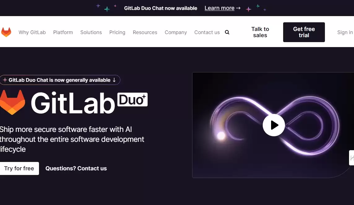 Duo Chat-Duo Chat 是源代码管理平台 GitLab 推出的一款集成了人工智能(AI)的对话式编程助手