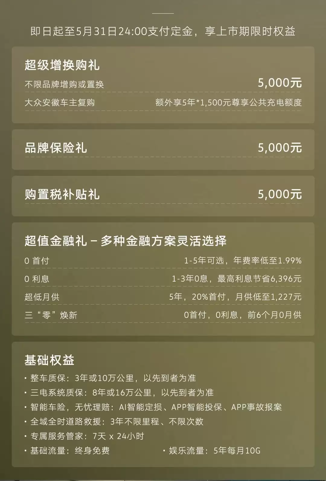 大众安徽新款与众06上市：限时权益价13.49-14.49万元，528km续航