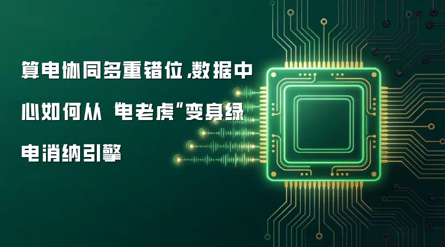 算电协同多重错位，数据中心如何从“电老虎”变身绿电消纳引擎