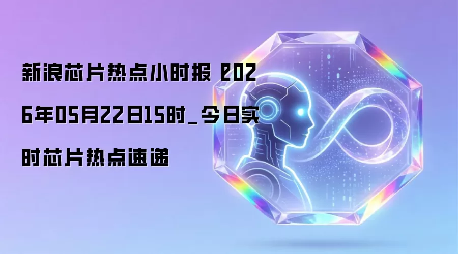 新浪芯片热点小时报丨2026年05月22日15时_今日实时芯片热点速递