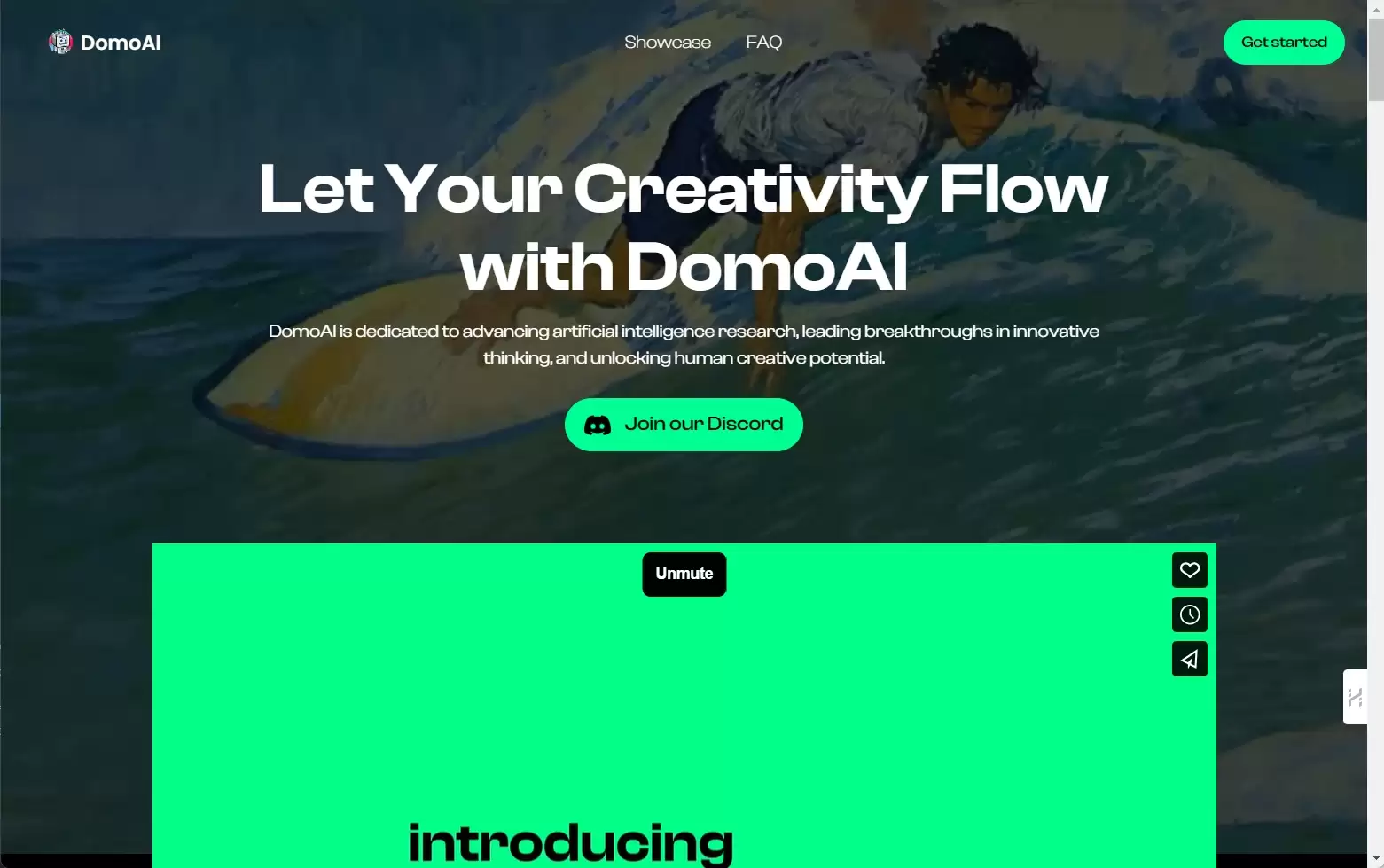 DomoAi-Domoai 是一个致力于生成式 AI 的社区