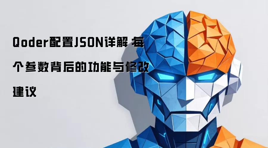 Qoder配置JSON详解：每个参数背后的功能与修改建议