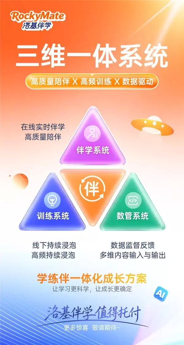 买了学习机孩子还是不学?2026年家长实测,洛基伴学解决英语坚持难题