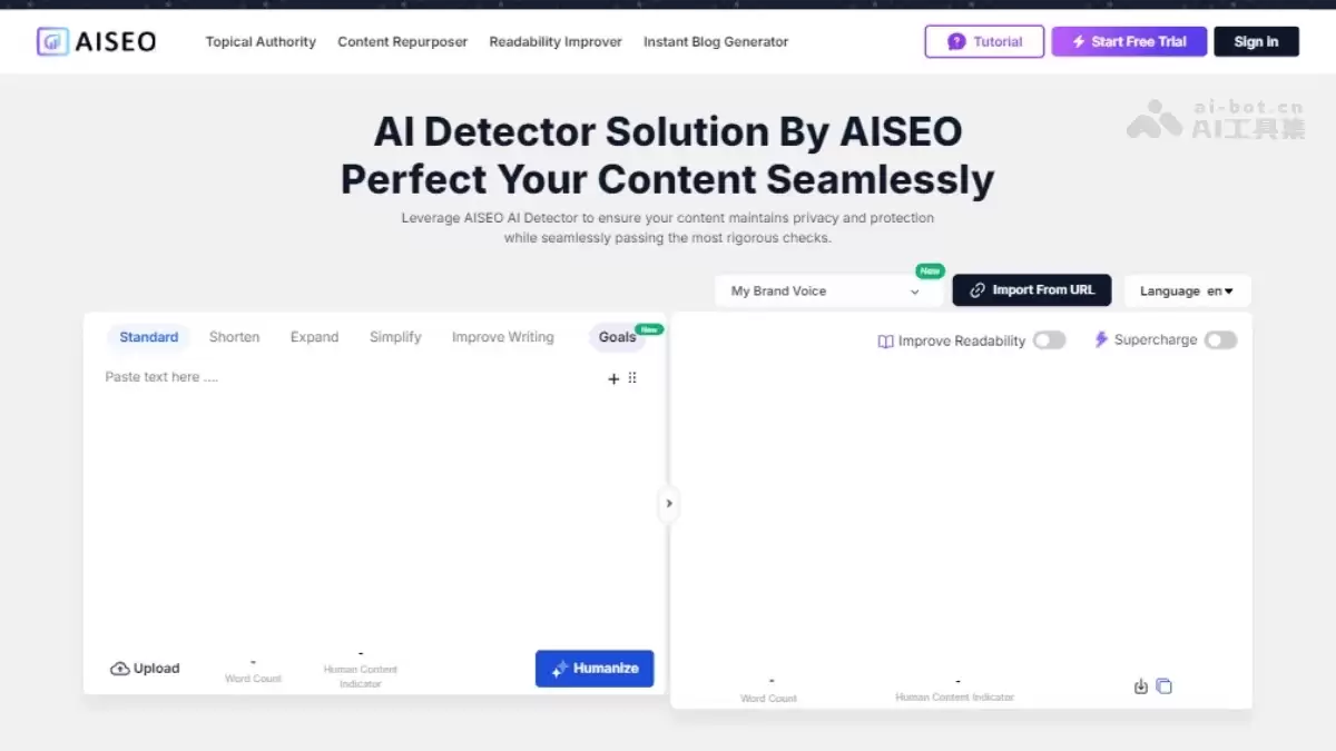 AISEO AI Content Detector-AISEO推出的AI内容检测器