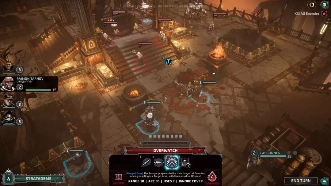 回合制战术RPG《战锤40K：混沌之门 - 死亡守卫》公布
