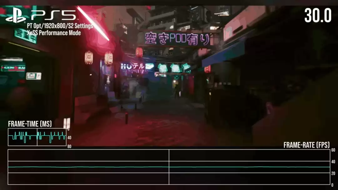 数毛社测试PS5跑路径追踪:《赛博朋克2077》仅26帧!