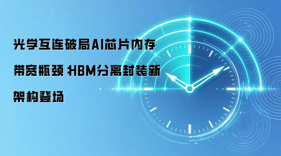 光学互连破局AI芯片内存带宽瓶颈：HBM分离封装新架构登场