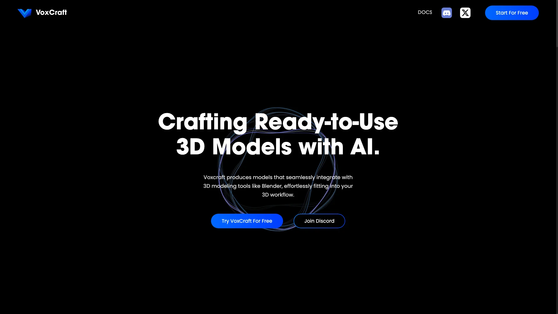VoxCraft-免费AI工具快速创建3D模型