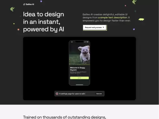 Galileo AI-AI高保真原型设计工具