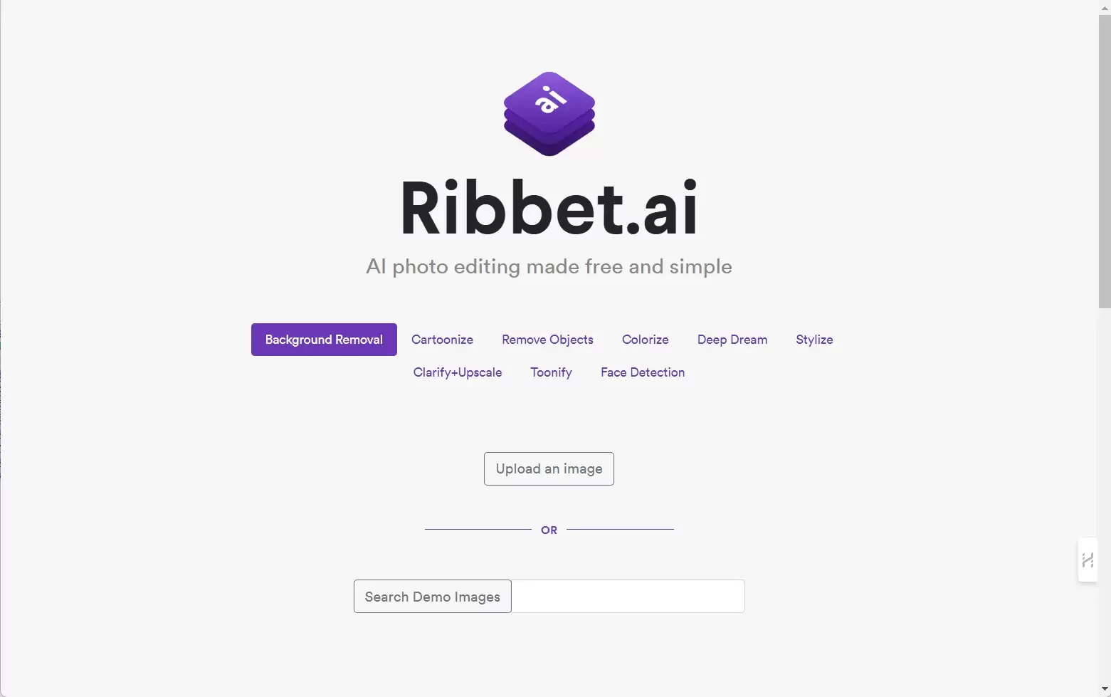 Ribbet.ai-Ribbet.ai是一个免费的综合性多功能AI图片处理工具箱