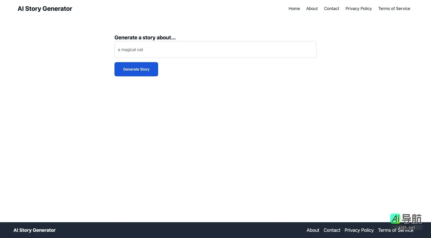 AI Story Generator 提供智能化故事创作工具，助用户轻松生成创意故事