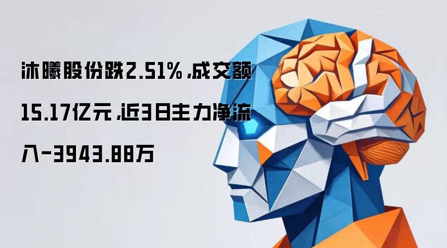 沐曦股份跌2.51%,成交额15.17亿元,近3日主力净流入-3943.88万