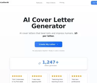 Instant Job Cover Letters with AI