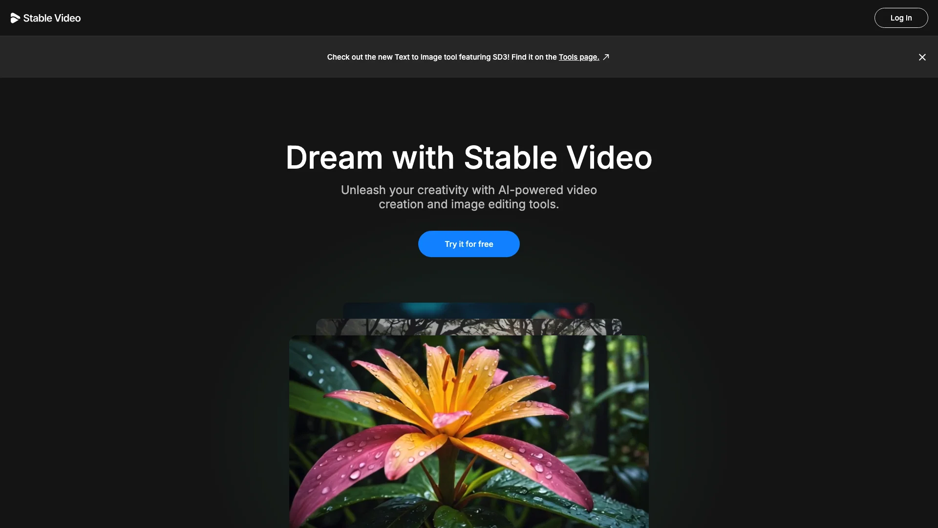Stable Video-采用AI技术创作视频和编辑图像