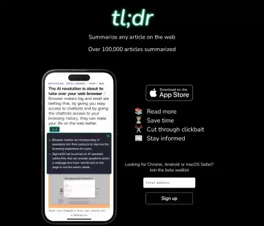 TLdr AI Summarizer