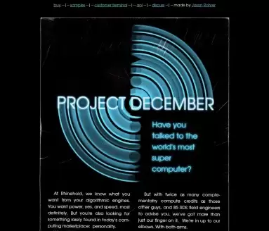 Project December