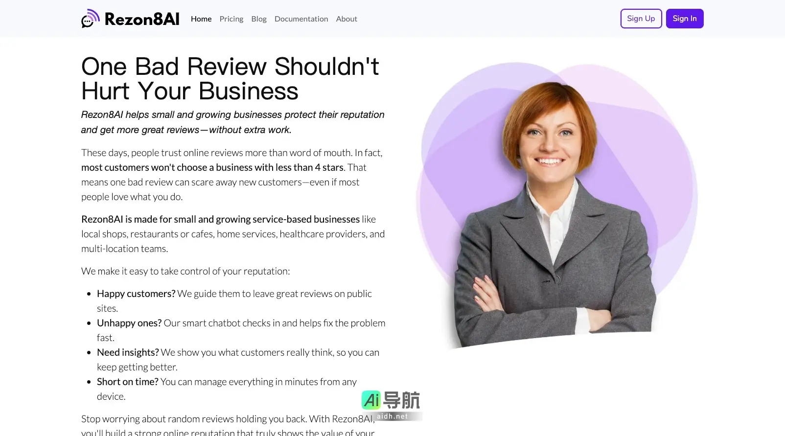 Rezon8AI Rezon8AI: Revolutionize your online reputation with our AI-driven feedback analysis. Elevate your brand, harness customer insights, and drive business...