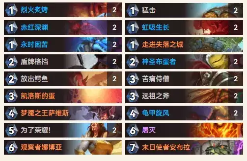 炉石传说35.4.2蛋战卡组推荐