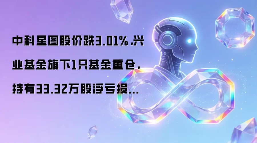 中科星图股价跌3.01%,兴业基金旗下1只基金重仓,持有33.32万股浮亏损失52.97万元