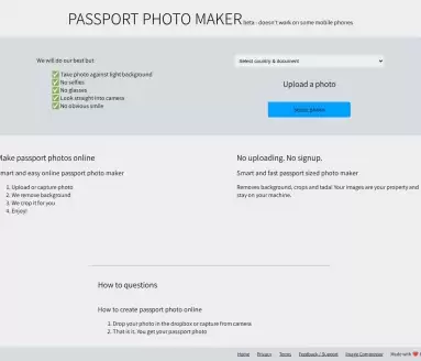 Passport Photo Maker